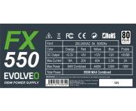 Evolveo FX550 550W 80 Plus - 668608 - zdjęcie 3